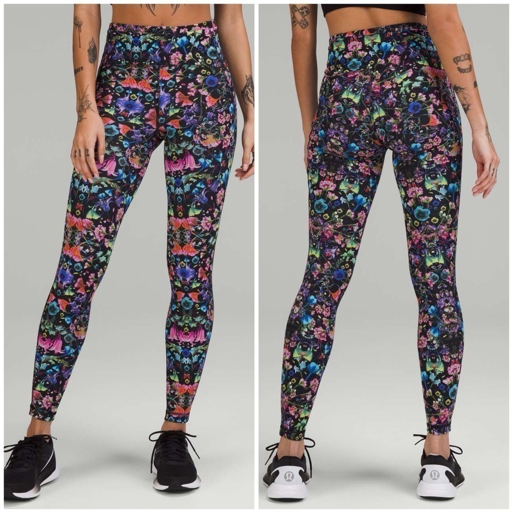 Lululemon Swift Speed High Rise Tight 28" Leggings
Flowerscope Black Multi Sz 4